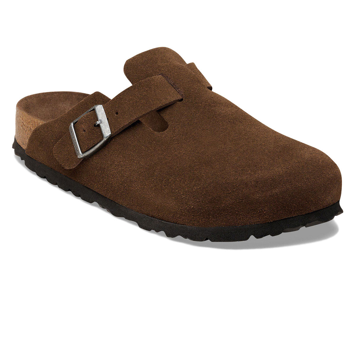 Birkenstock Womens Boston Soft Footbed Sandals - Carafe Suede image 5