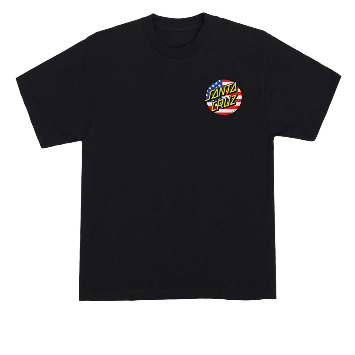 Santa Cruz July 4th Dot V2 T-Shirt - Black image 2