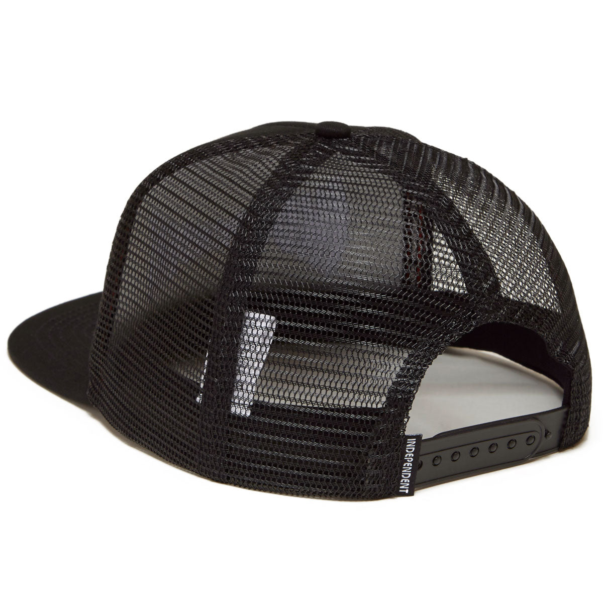 Independent Span Mesh Trucker High Profile Hat - Black image 2