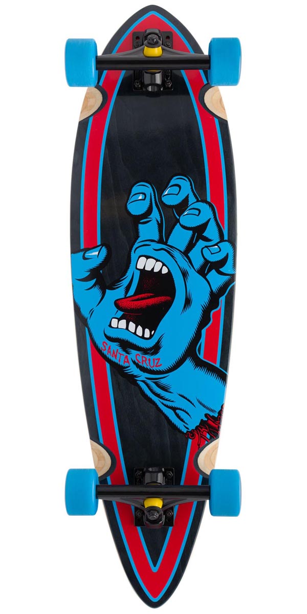 Santa Cruz Screaming Hand Pintail Pre-Built Longboard Complete - 9.20