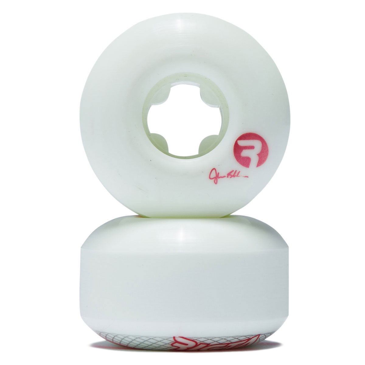 Ricta Shanahan Vortex Naturals Round 101a Skateboard Wheels - White - 53mm image 2