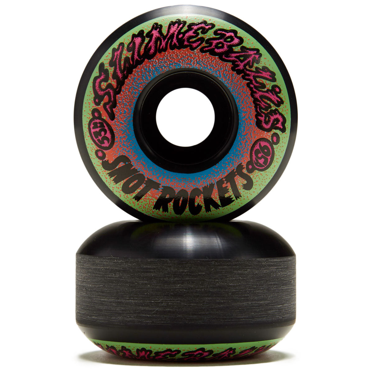 Slime Balls Snot Rockets 95a Skateboard Wheels - Yellow - 53mm image 2