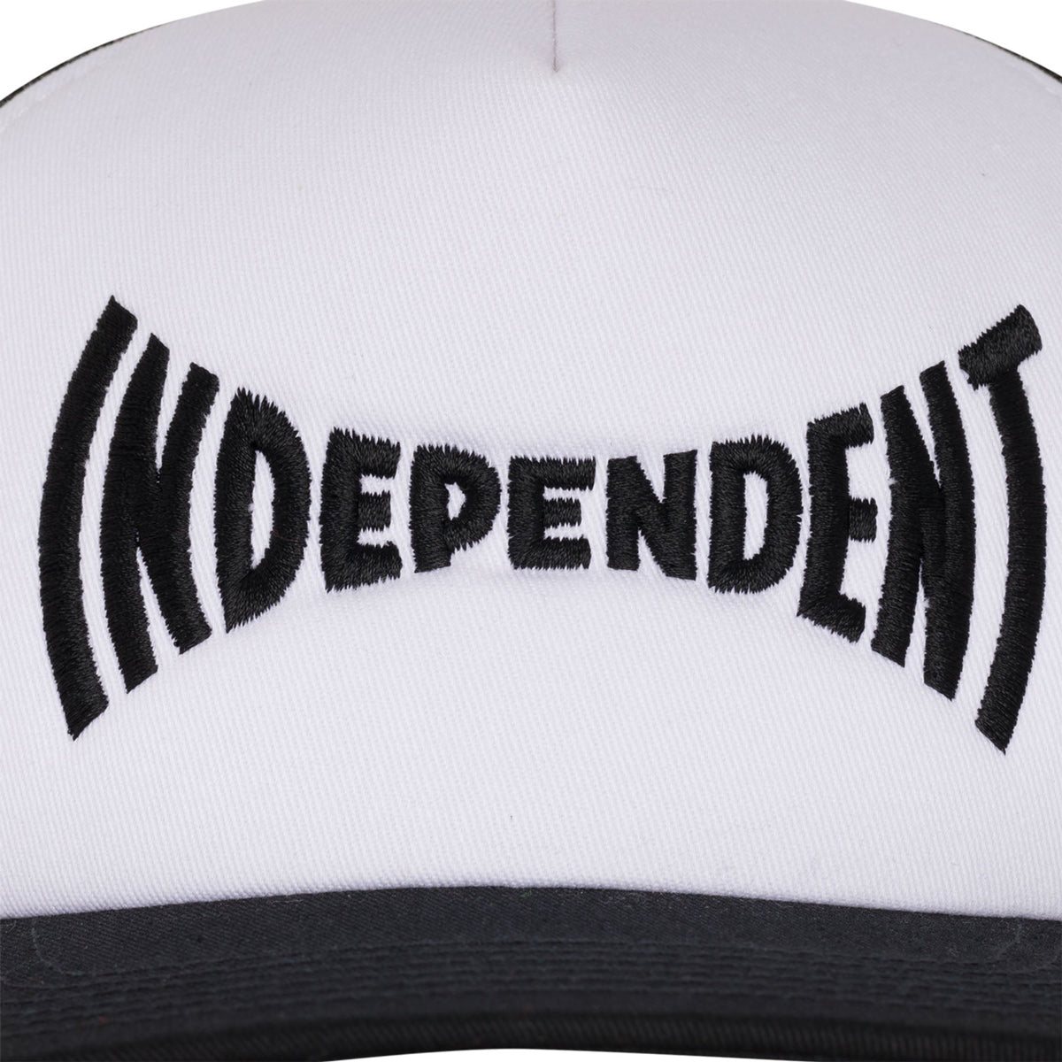 Independent Span Mesh Trucker Hat - White/Black image 4