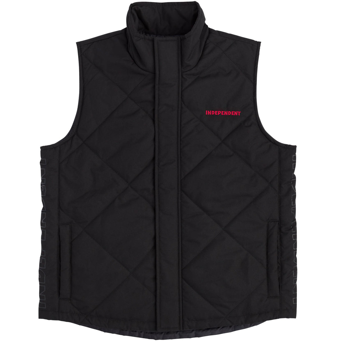 Independent Holloway Puffer Vest Jacket - Black image 1
