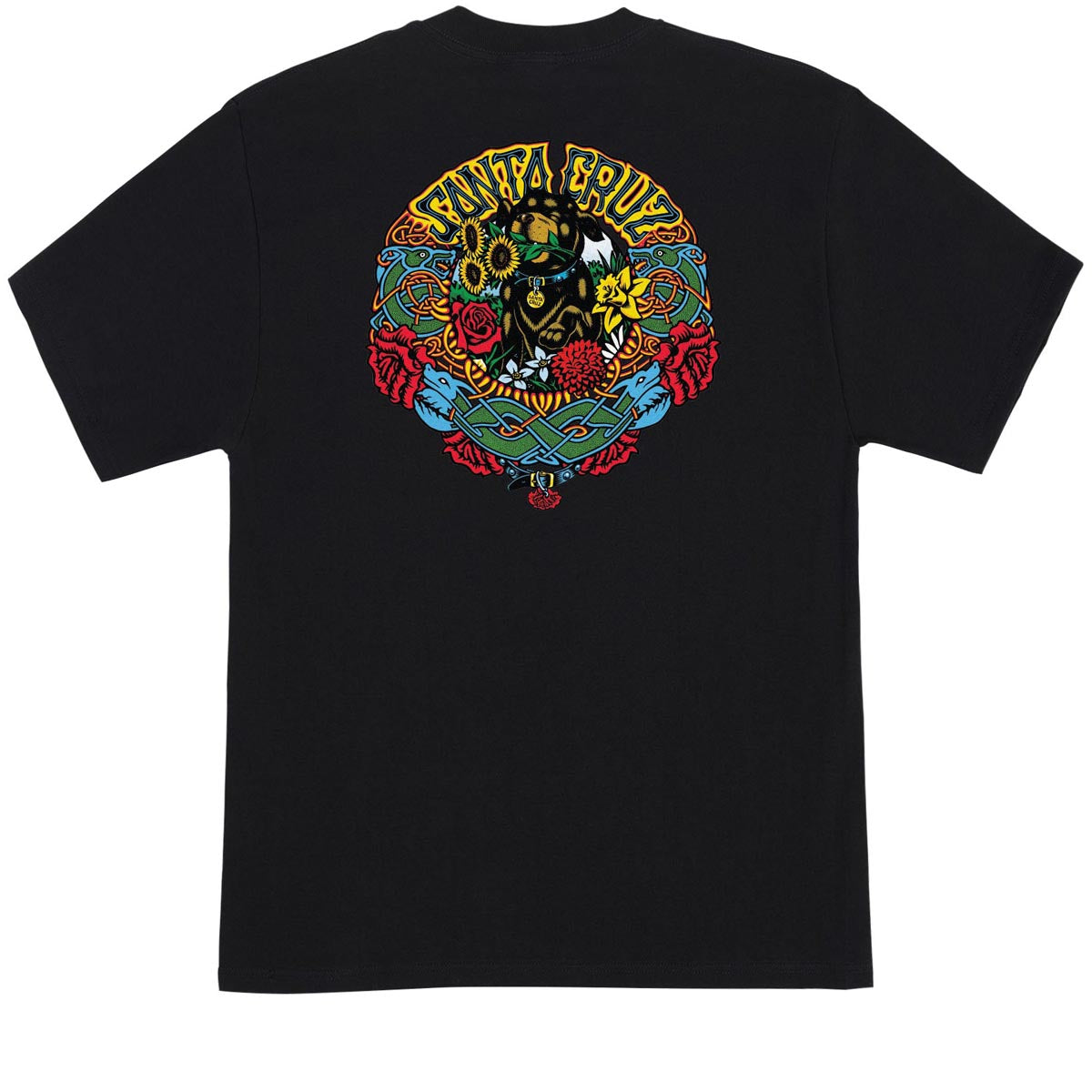 Santa Cruz Dressen Mash Up T-Shirt - Black image 1