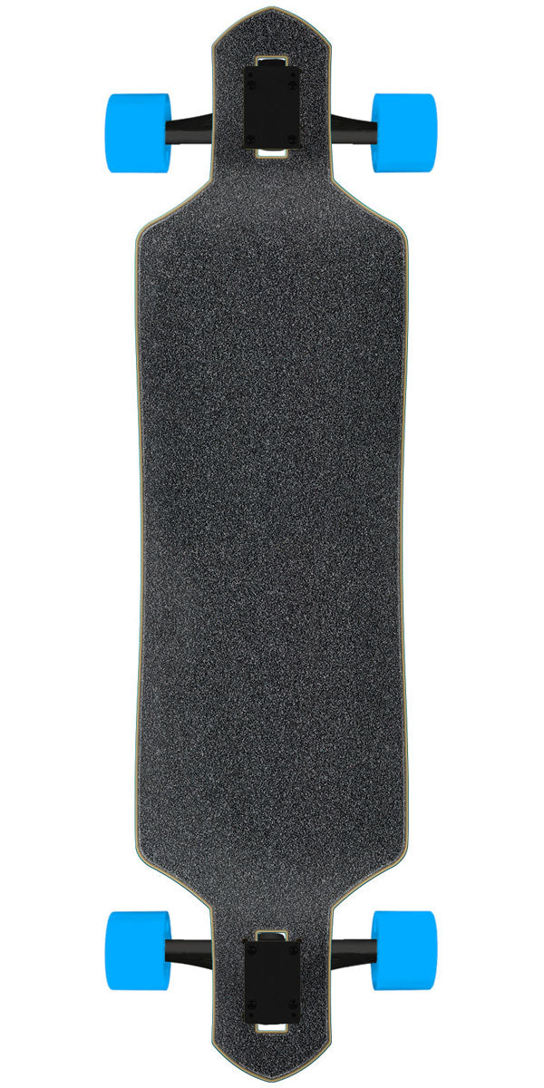 Santa Cruz Floral Flame Dot Drop Thru Pre-Built Longboard Complete image 2