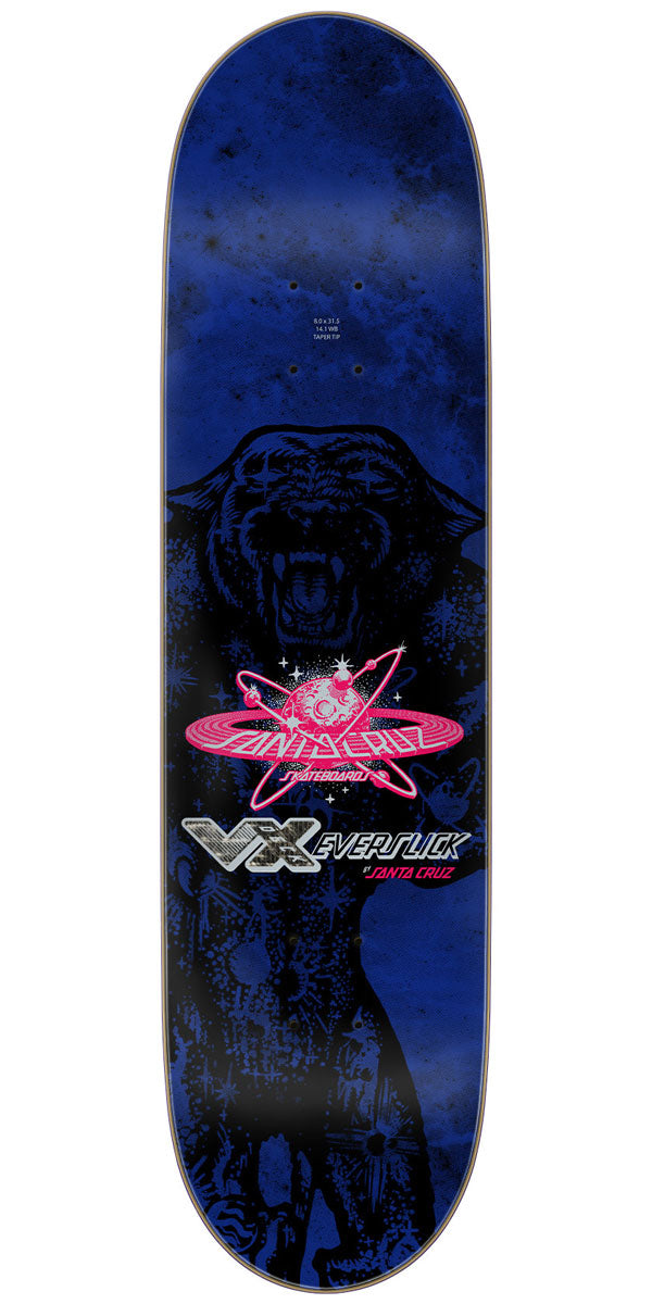 Santa Cruz Asta Cosmic Cat Galaxy VX Everslick Skateboard Complete - 8.00