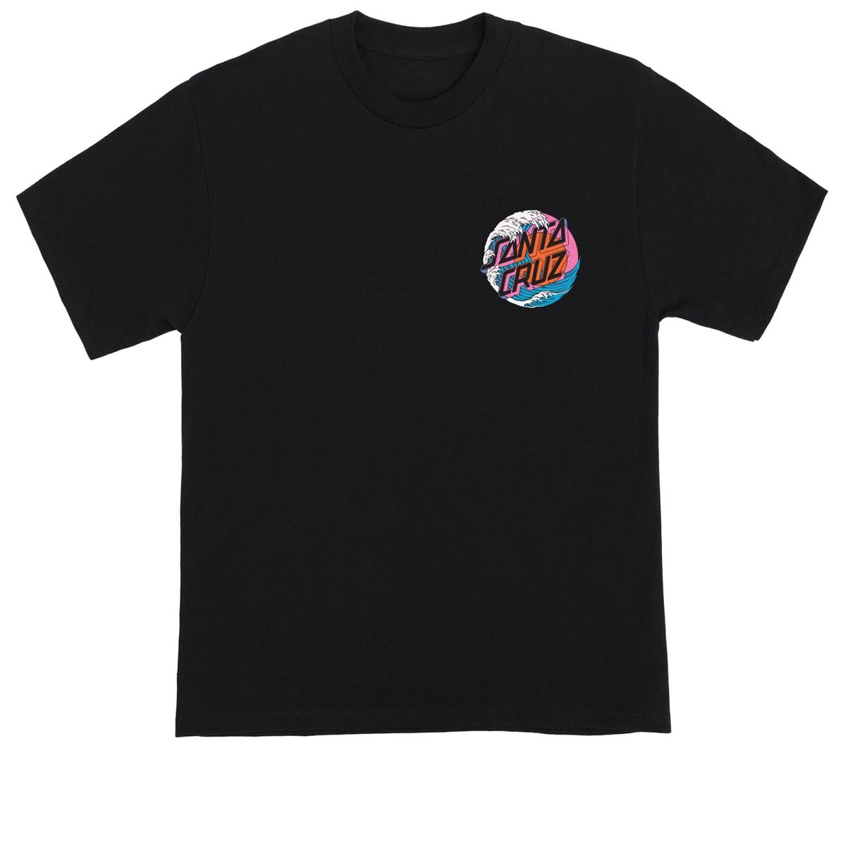 Santa Cruz Tsunami Dot T-Shirt - Black image 2