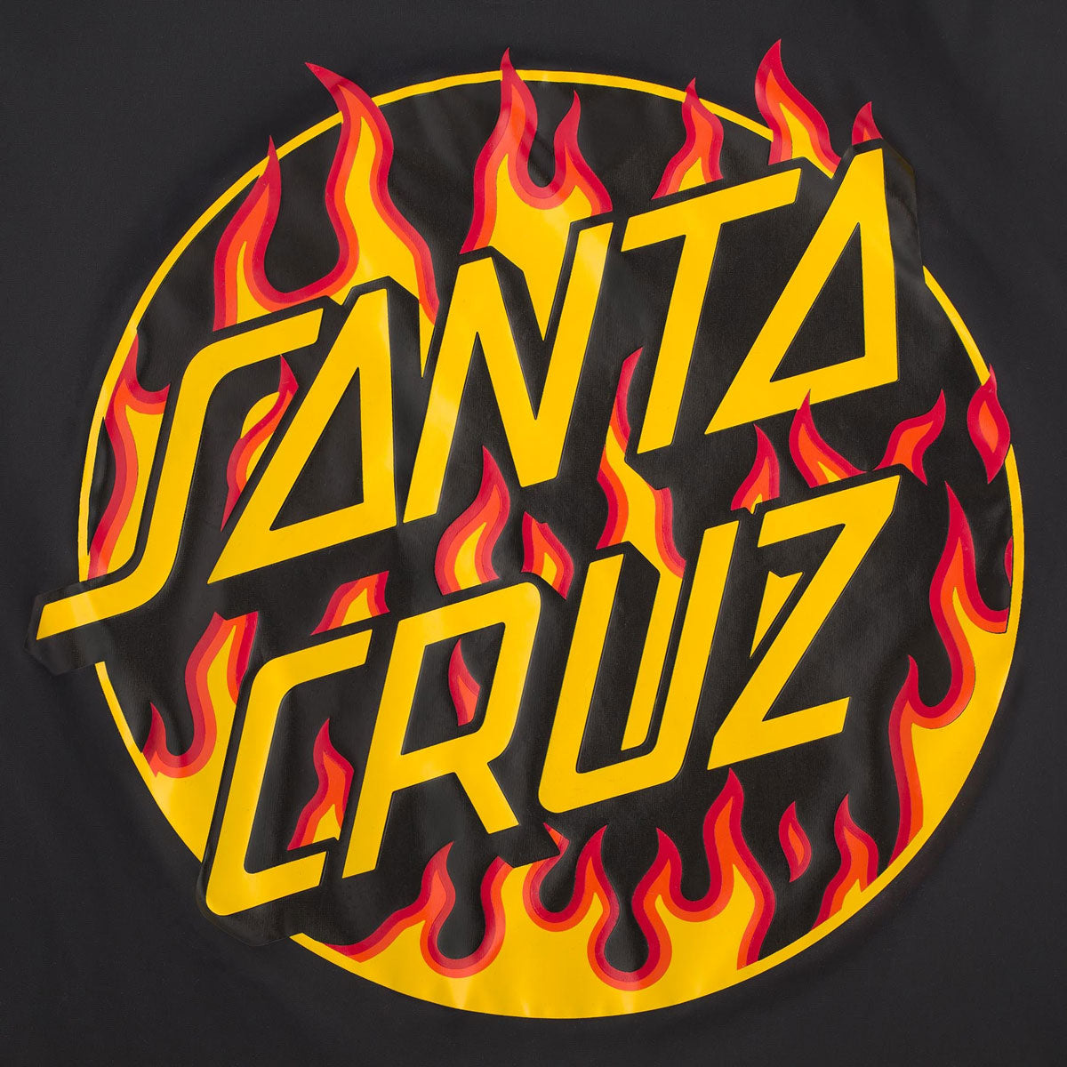 Santa Cruz x Thrasher Flame Dot Coach Jacket - Black image 3