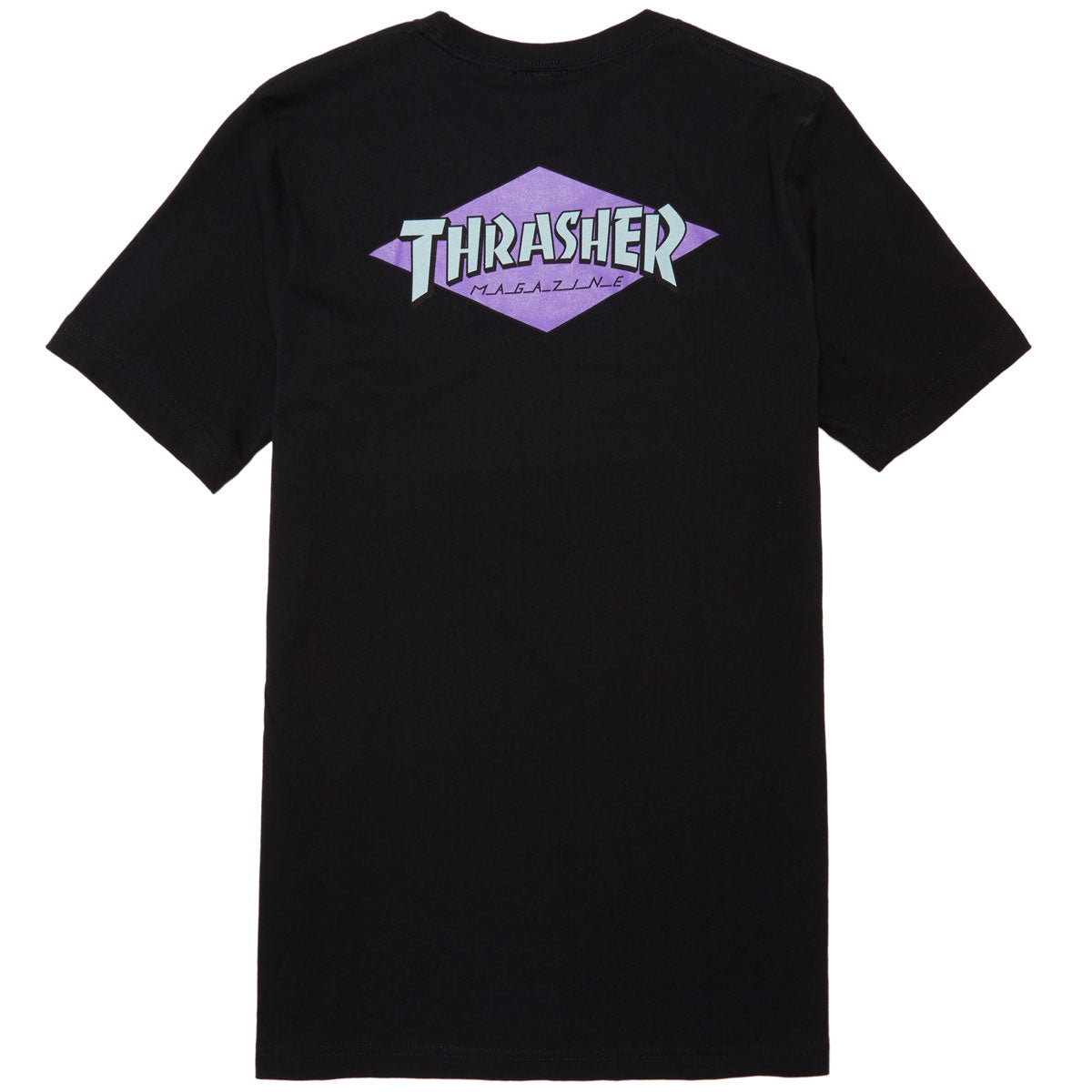 Santa Cruz x Thrasher Womens Diamond Dot Boyfriend T-Shirt - Black image 1