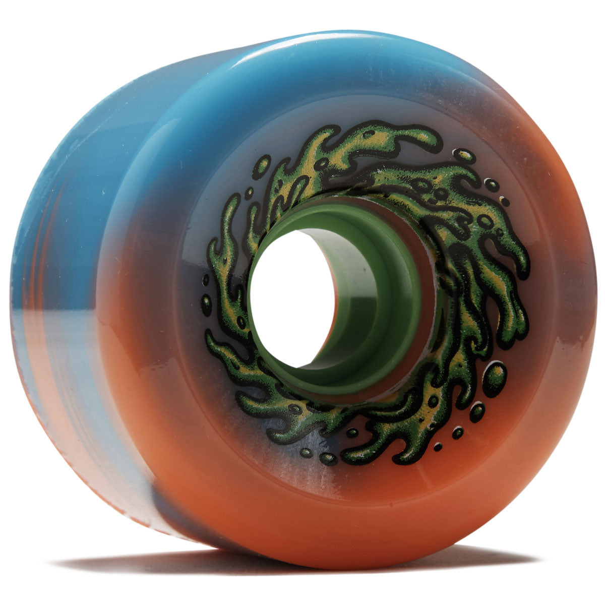 Slime Balls OG Slime 78a Skateboard Wheels - Pink/Blue Swirl - 66mm image 1