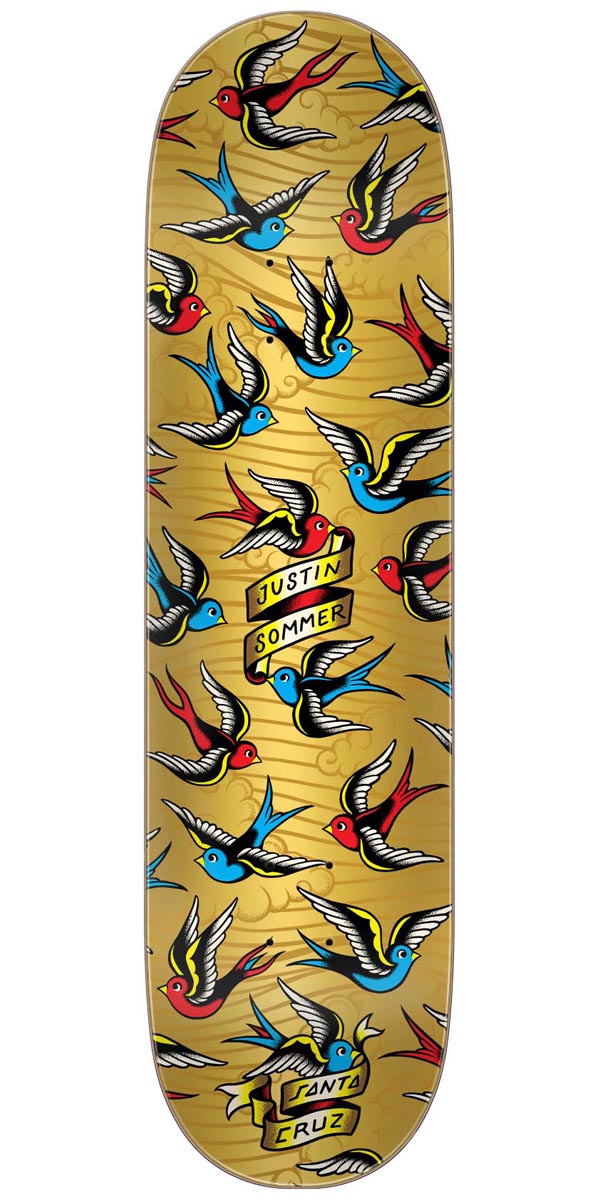 Santa Cruz Sommer Sparrows Skateboard Deck - 8.25