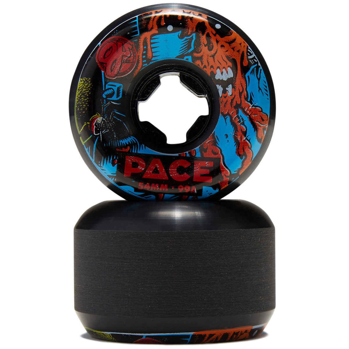 OJ Rob Pace Elite Mini Combos 99a Skateboard Wheels - Black - 54mm image 2