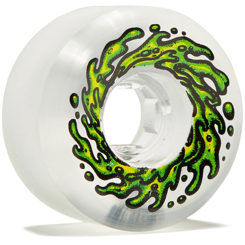 Slime Balls Mirror Vomits 99a Skateboard Wheels - Clear - 53mm
