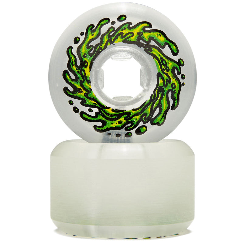 Slime Balls Mirror Vomits 99a Skateboard Wheels - Clear - 53mm