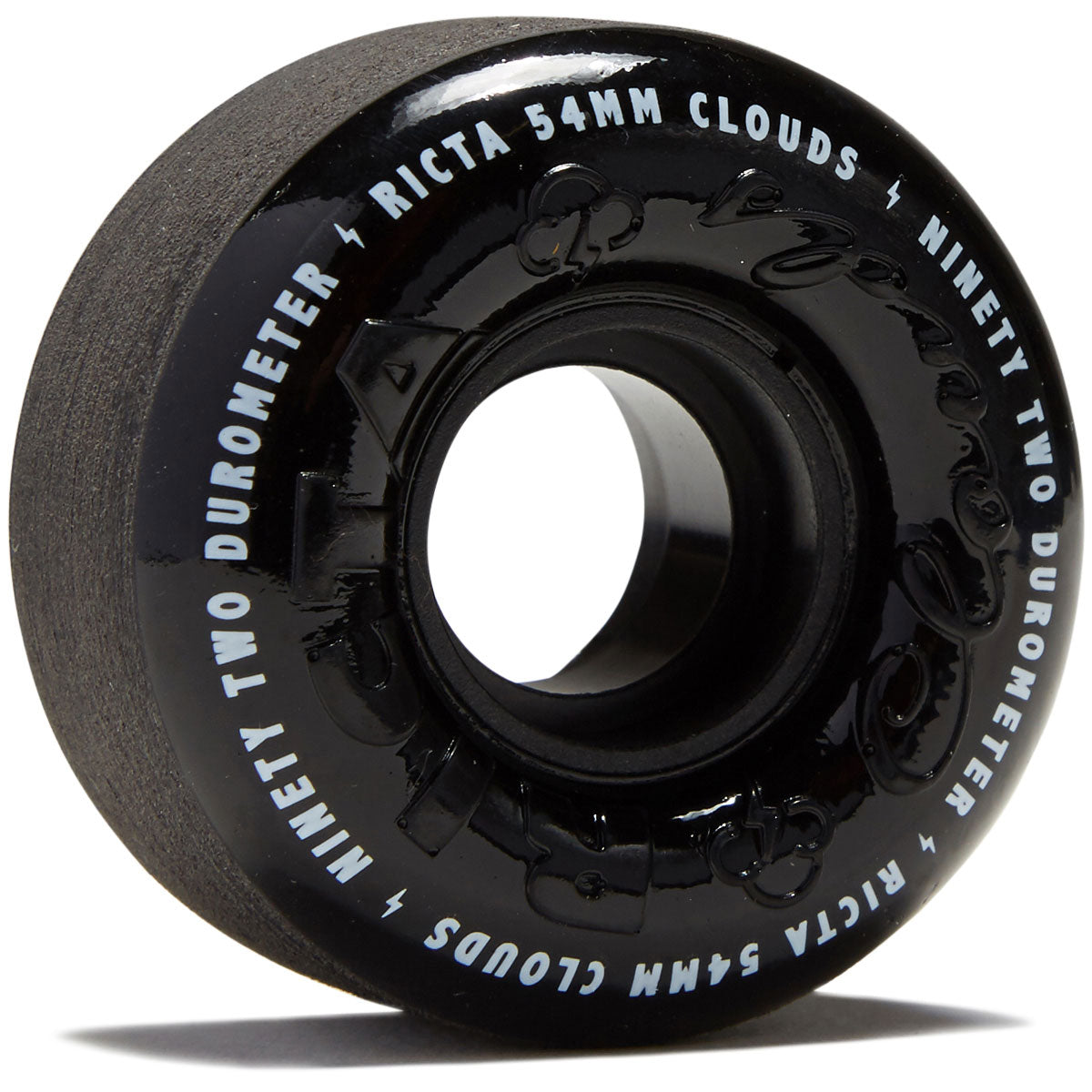 Ricta Clouds 92a Skateboard Wheels - Black/Black - 54mm image 1