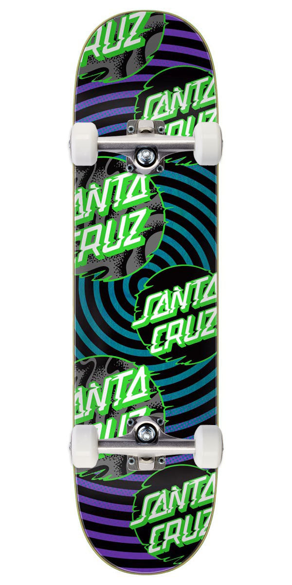 Santa Cruz Vivid Multi Dot 7 Ply Birch Skateboard Complete - 8.00