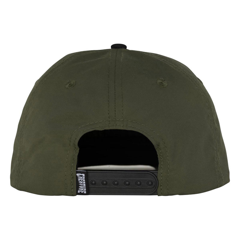 Creature Web Snapback Hat - Olive
