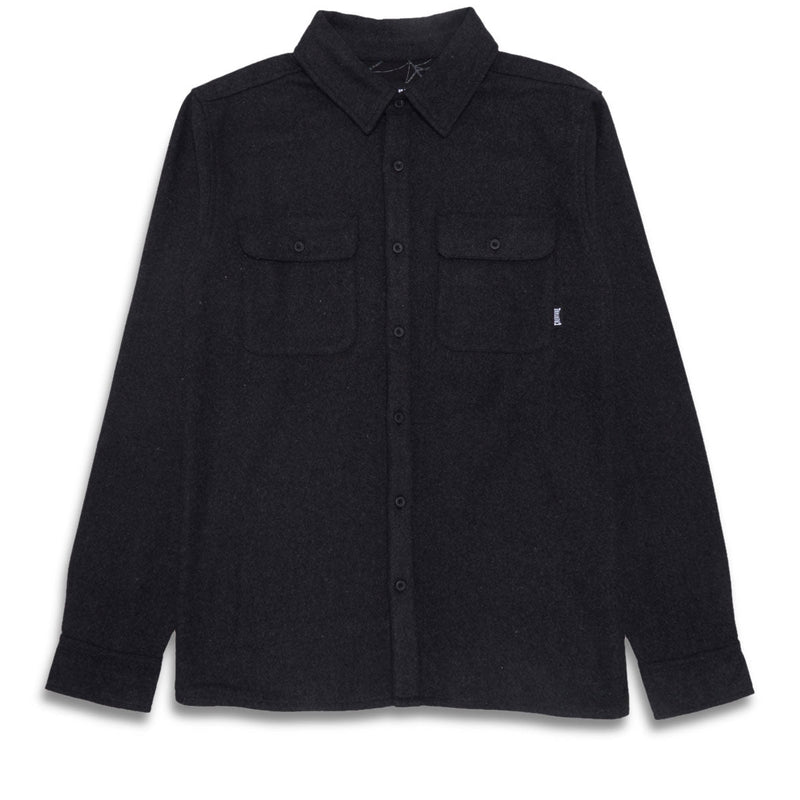 Creature Web Flannel Shirt - Black Heather