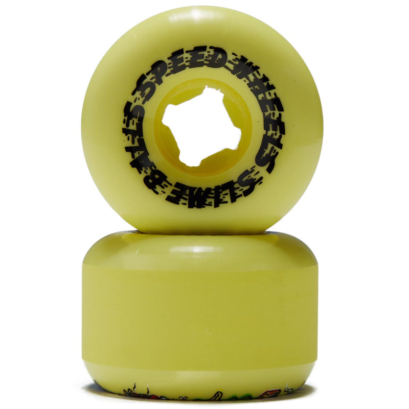 Slime Balls Scarf Balls Vomit Mini 99a Skateboard Wheels - Yellow - 54mm