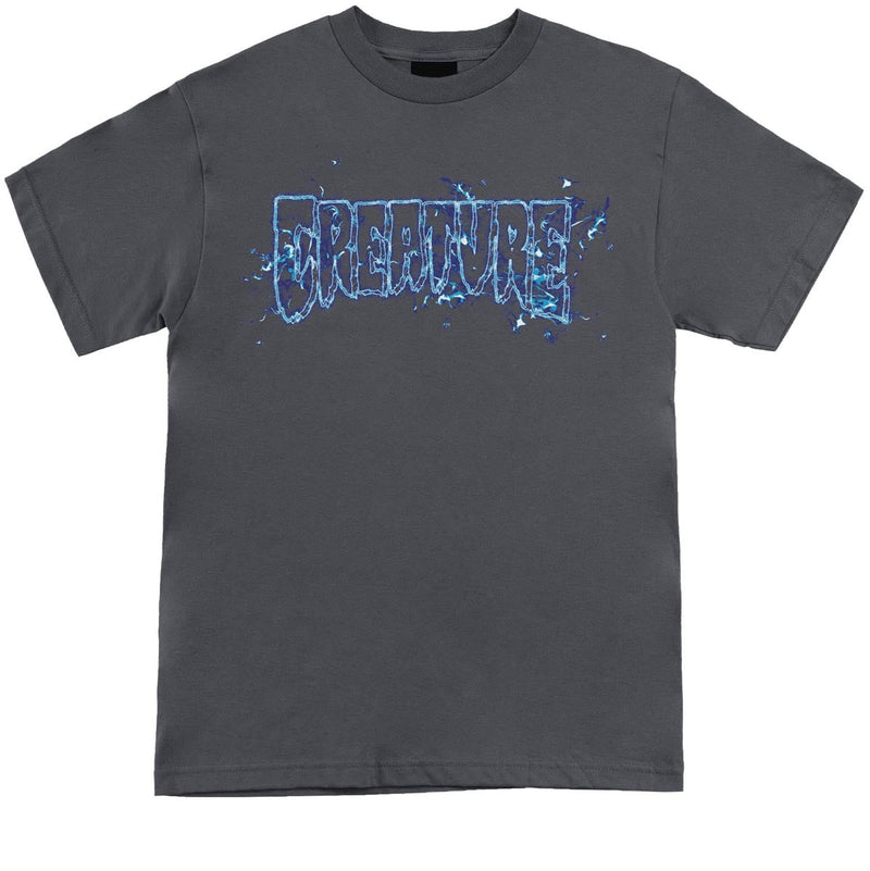 Creature Inferno Logo Outline T-Shirt - Charcoal