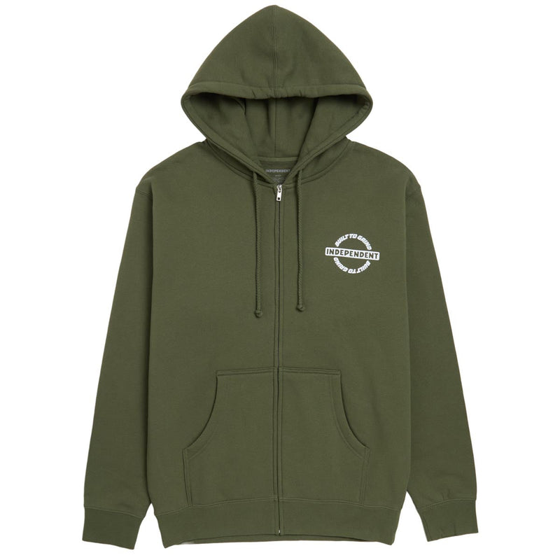 Independent Bar-rier Zip Hoodie - Army