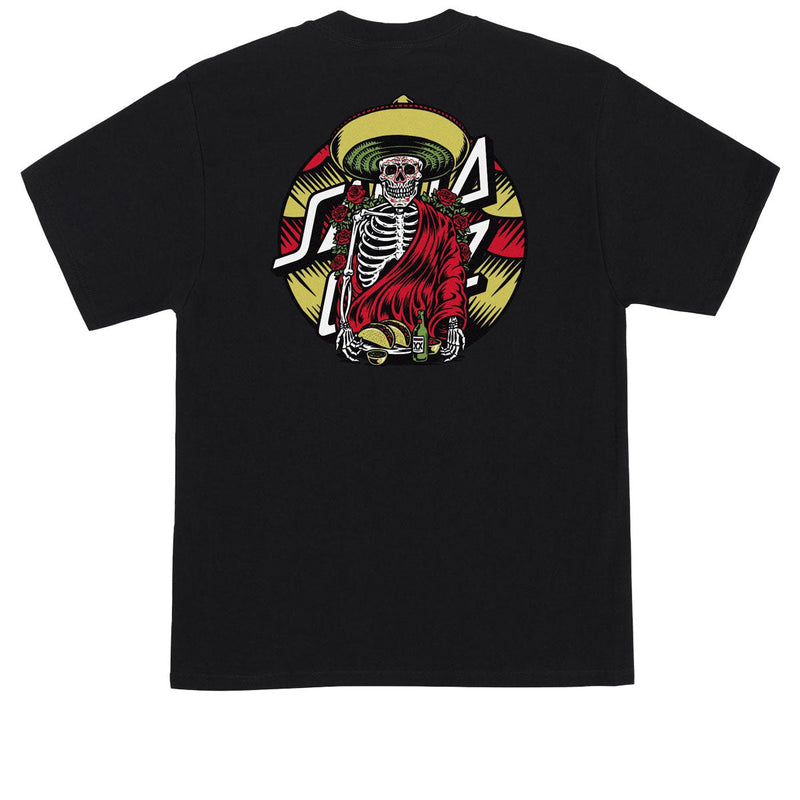 Santa Cruz Guzman Dining Dot T-Shirt - Black