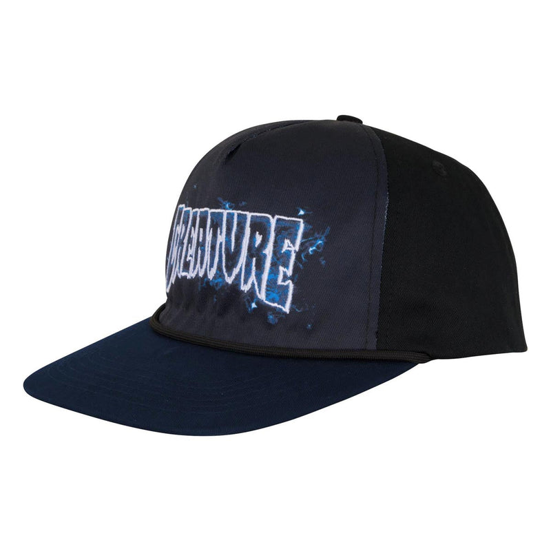 Creature Inferno Snapback Hat - Navy