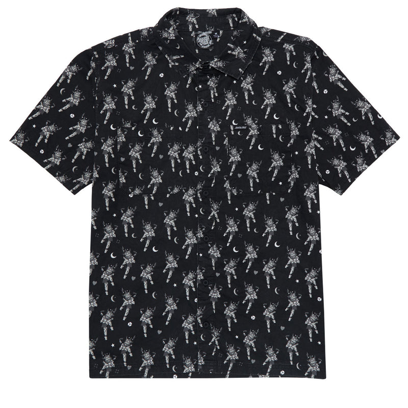 Santa Cruz Salba Witch Doctor Work Shirt - Black