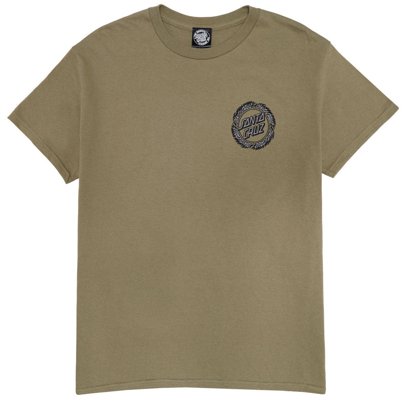 Santa Cruz Flame Ringed Dot T-Shirt - Prairie Dust