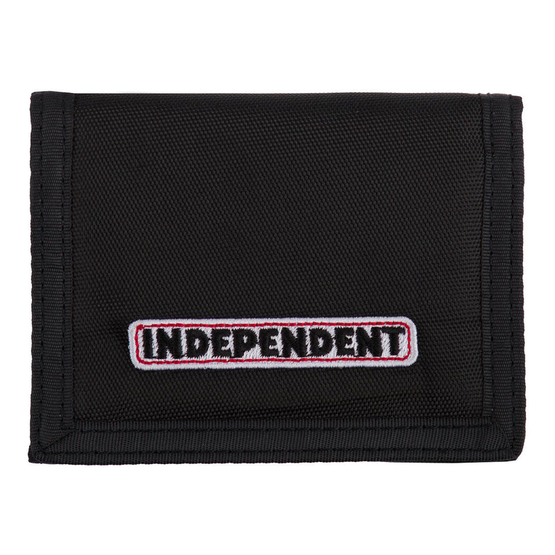 Independent Velcro Bar Logo Wallet - Black