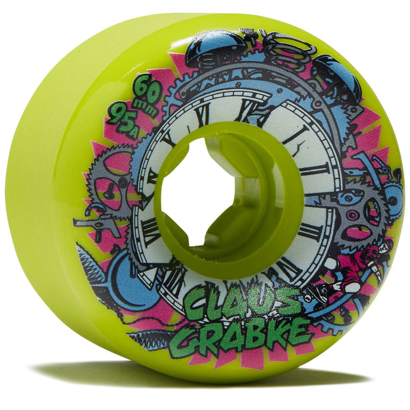Slime Balls Claus Grabke Reissue Vomits 95a Skateboard Wheels - Neon Green - 60mm