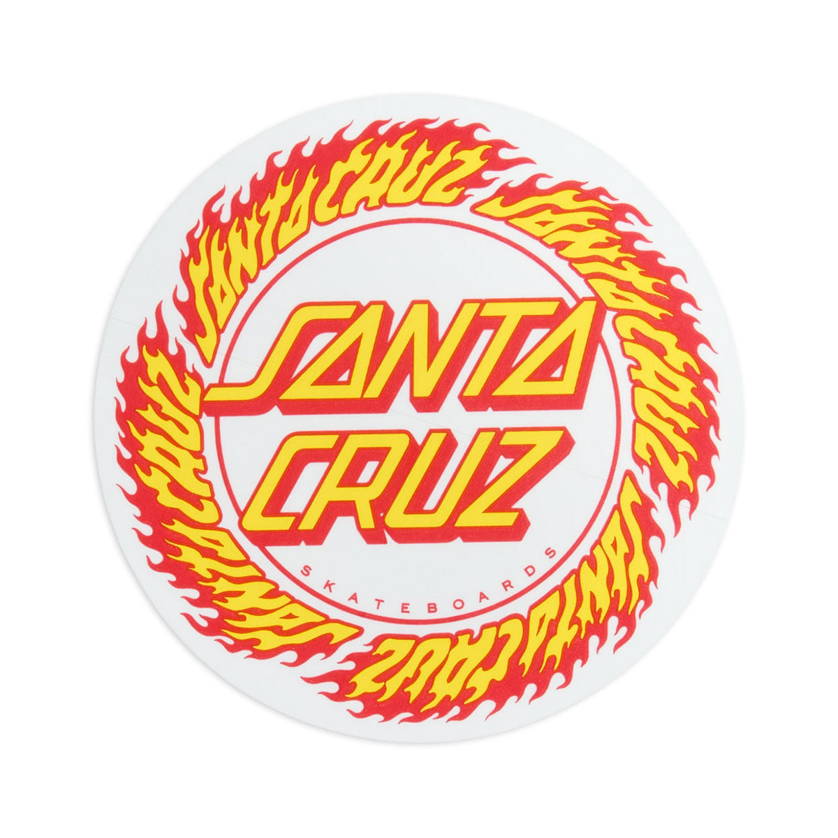 Santa Cruz Flame Ringed Dot Clear 3.5