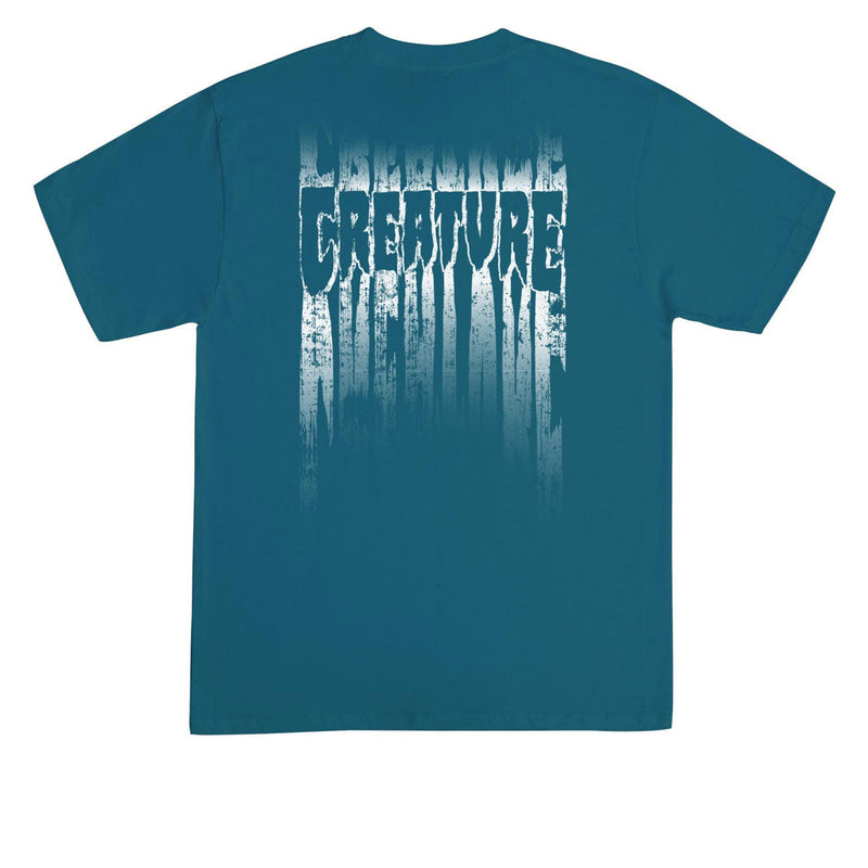 Creature Tattered T-Shirt - Galapagos Blue