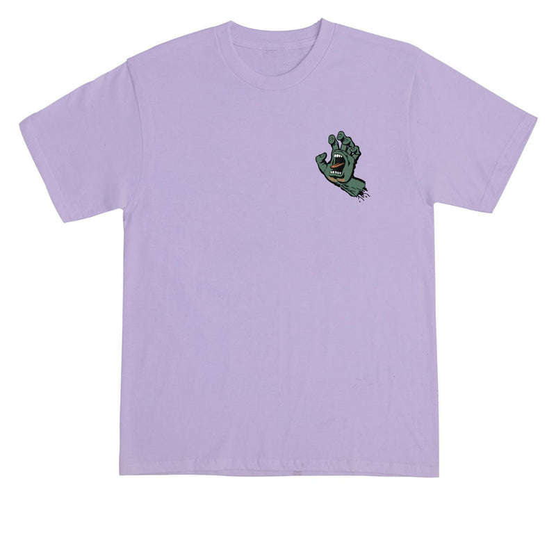 Santa Cruz Screaming Hand T-Shirt - Orchid/Dark Green
