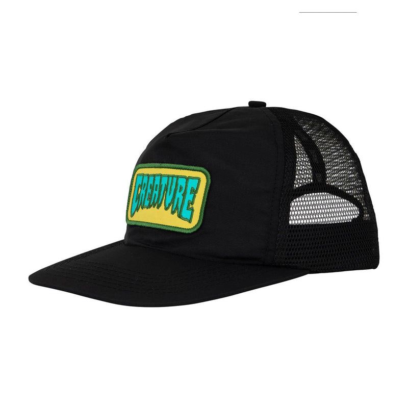 Creature Haunted Sea Mesh Trucker Hat - Black