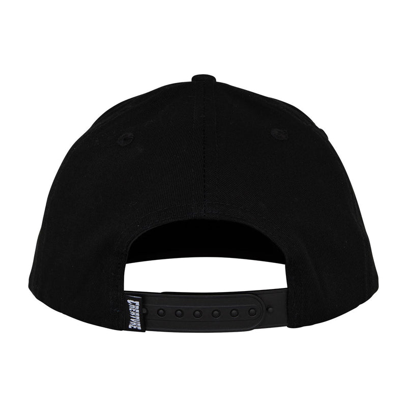 Creature Crash and Burn Snapback Hat - Black