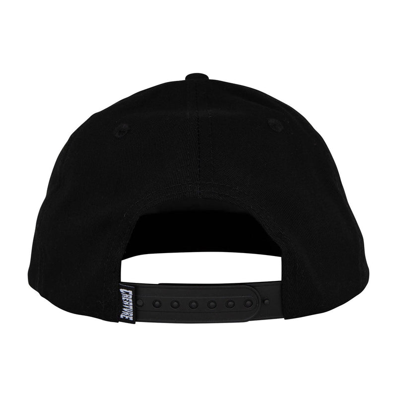 Creature Crash and Burn Snapback Hat - White/Black