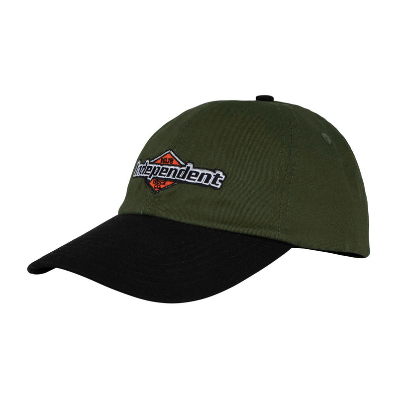 Independent Mojochrome Dad Snapback Hat - Olive/Black