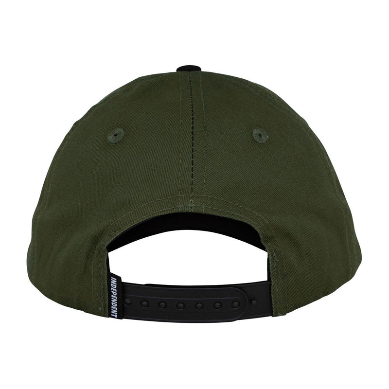 Independent Mojochrome Dad Snapback Hat - Olive/Black