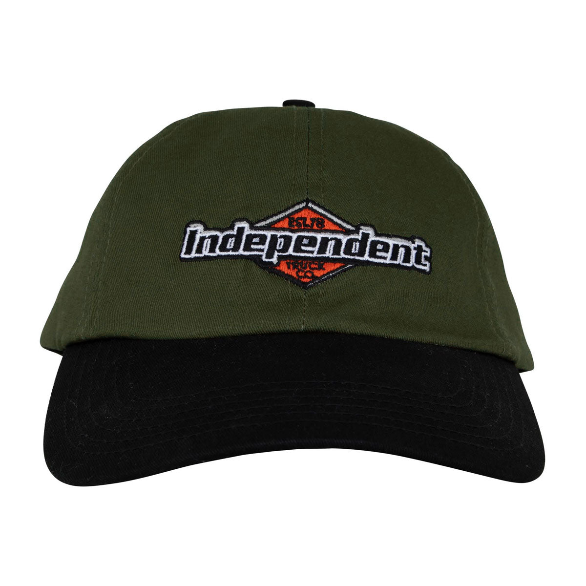Independent Mojochrome Dad Snapback Hat - Olive/Black image 3