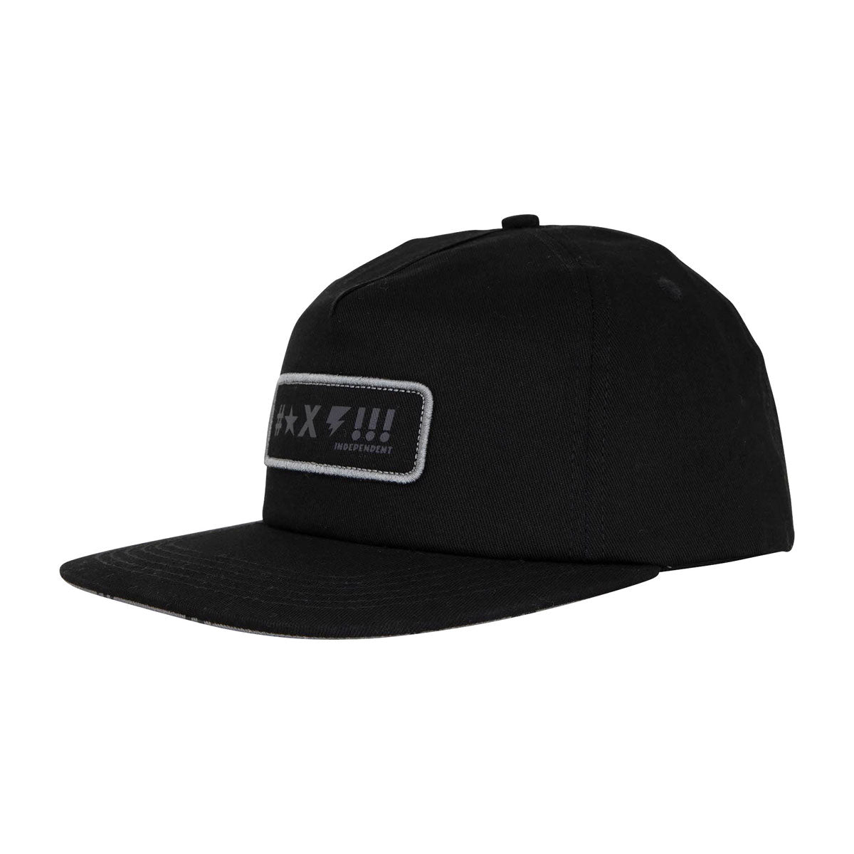 Independent Exclamation Snapback Hat - Black image 1