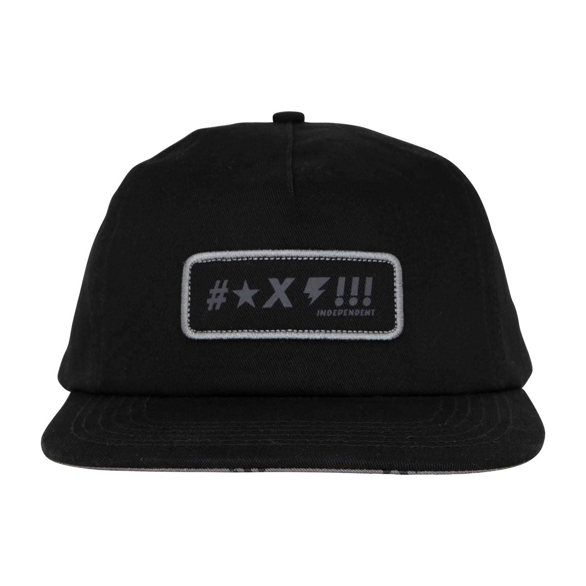 Independent Exclamation Snapback Hat - Black image 3