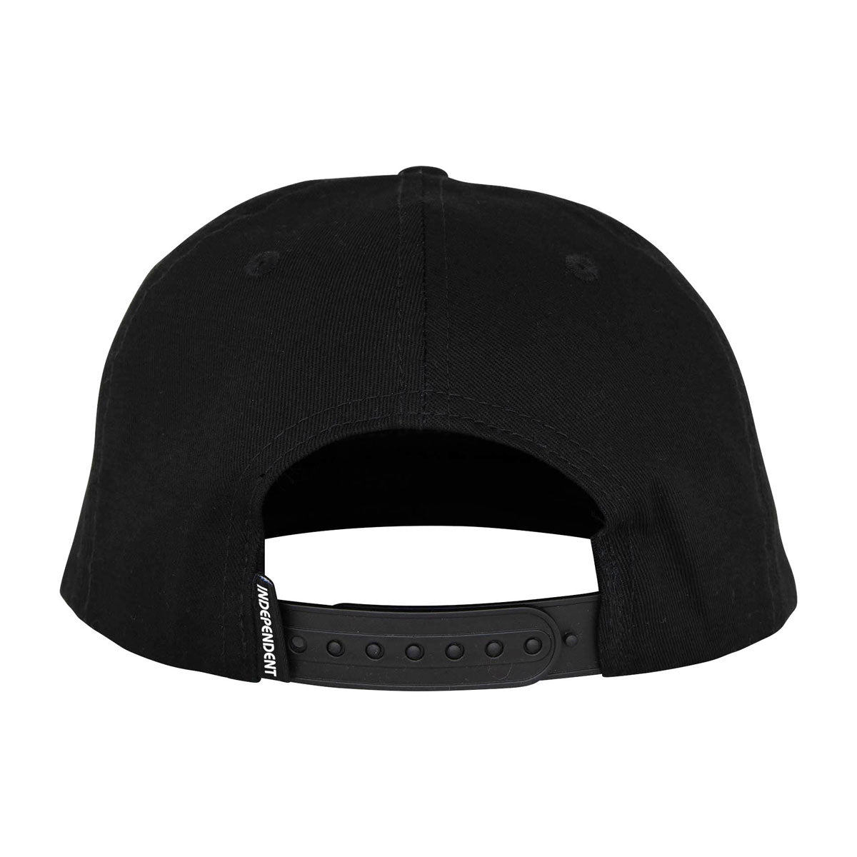 Independent Bar Logo Snapback Hat - Black image 2