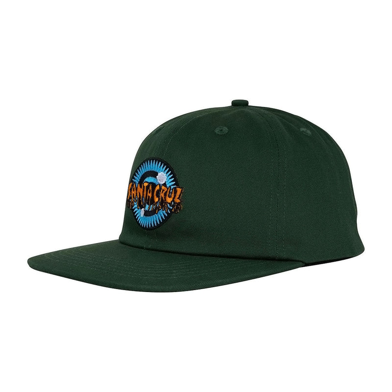 Santa Cruz Roskopp Iris Snapback Hat - Forest