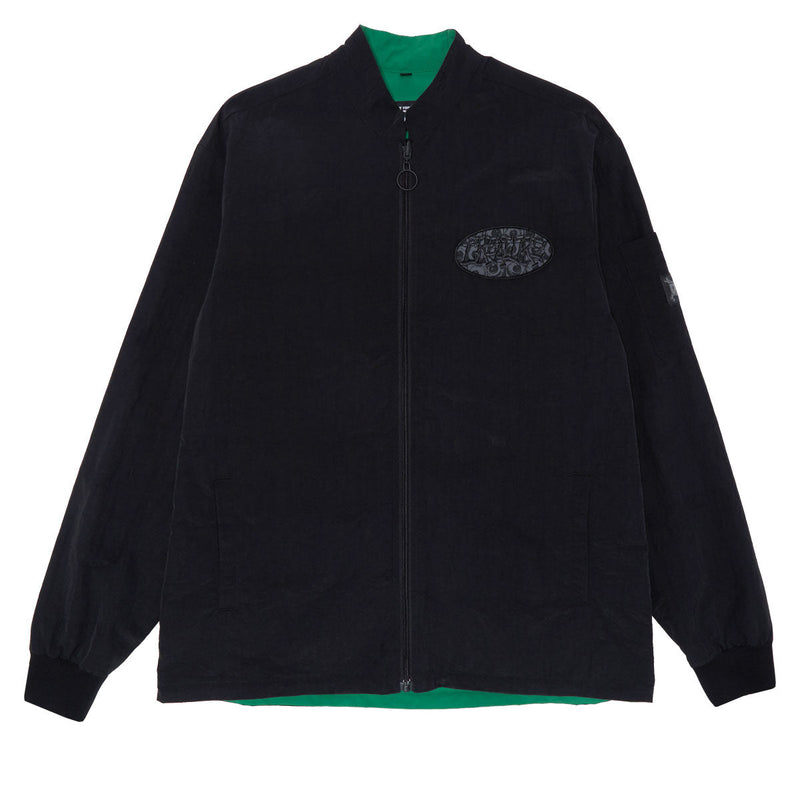 Creature Crash and Burn Reversible Jacket - Black/Green