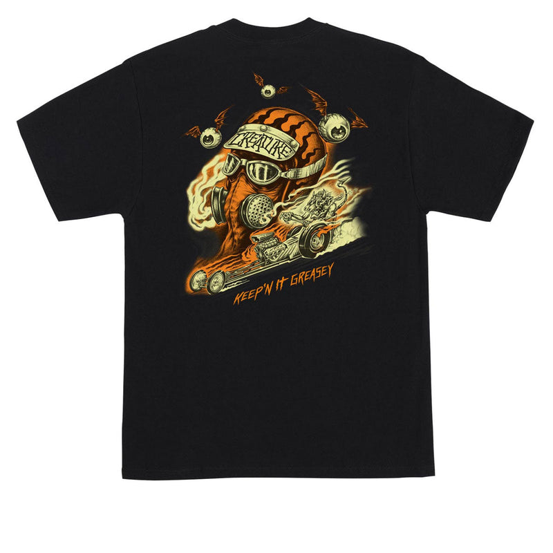 Creature Crash and Burn T-Shirt - Black
