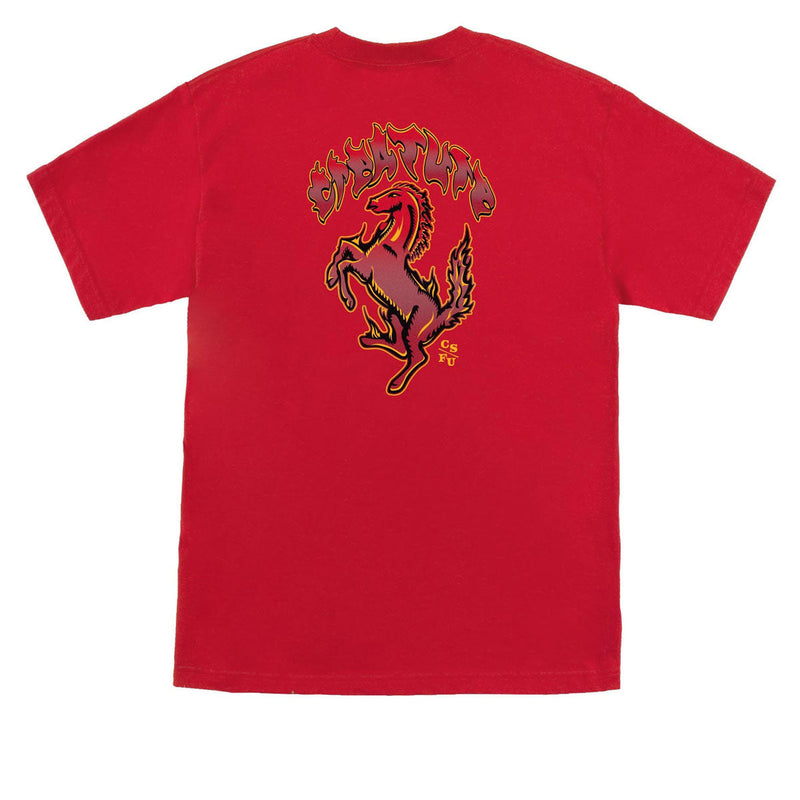 Creature Straight Away T-Shirt - Cherry Red