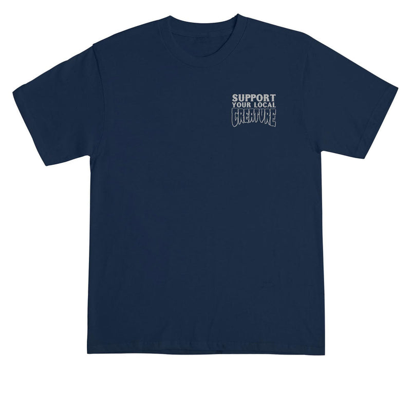 Creature Patent T-Shirt - Navy