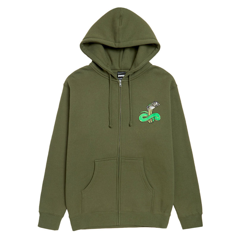 Creature Strike Fast Relic Zip Hoodie - Army